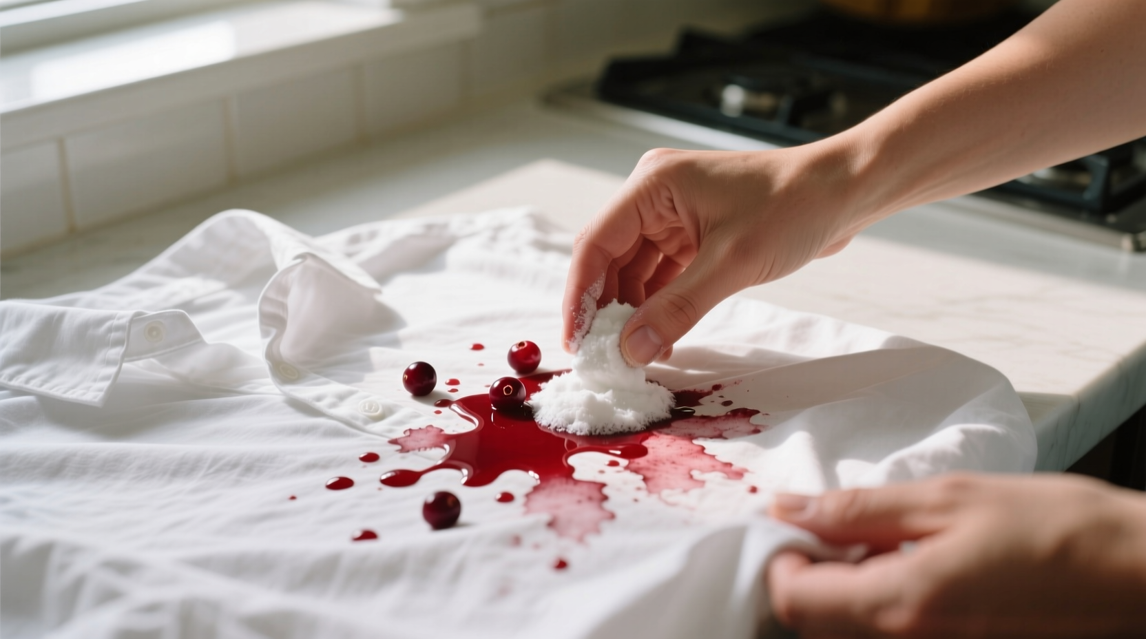 how to remove cranberry stains