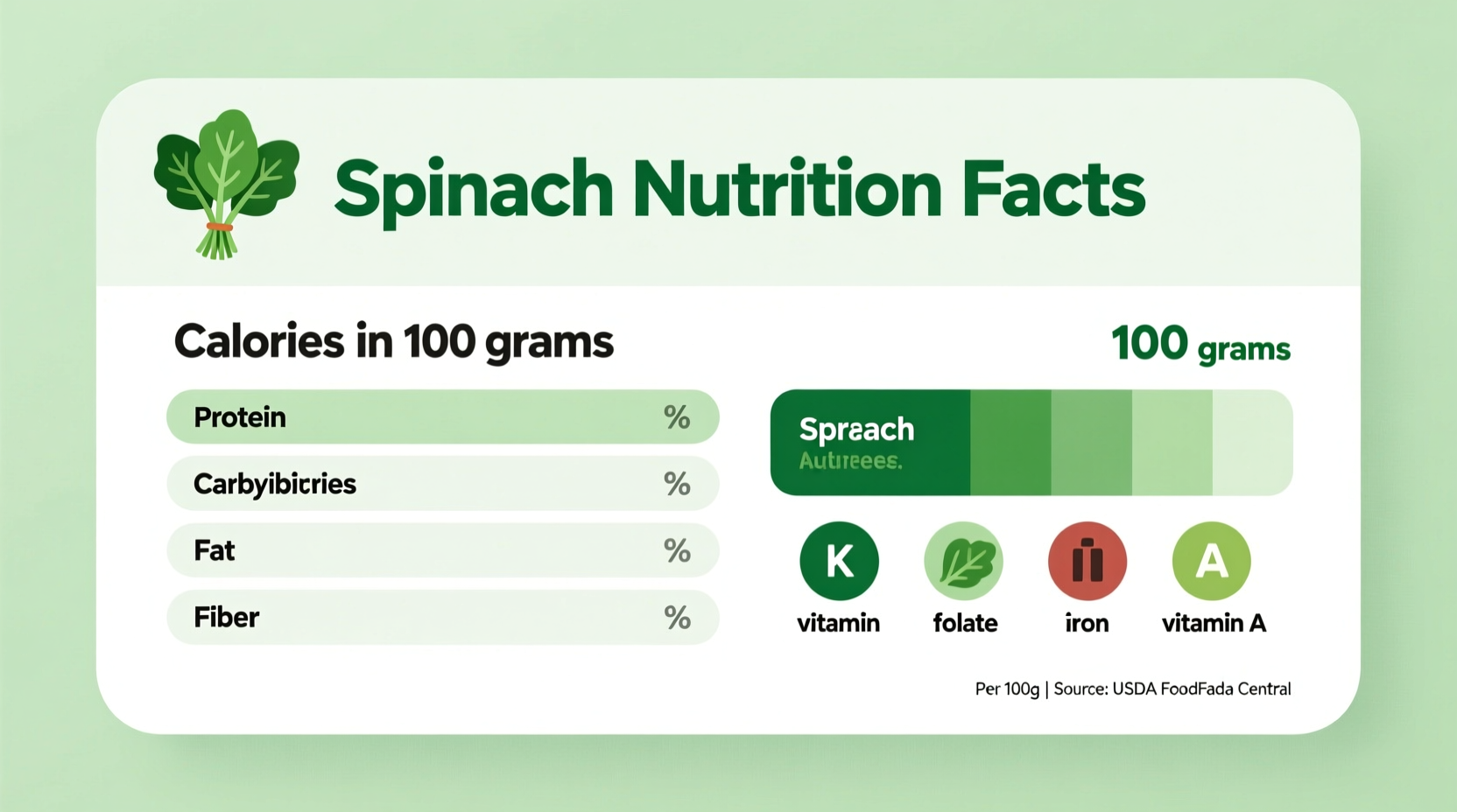 How Many Calories in Spinach? Complete Nutrition Facts