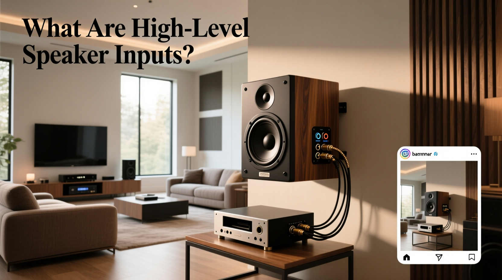 Subwoofer Speaker Level Inputs Guide