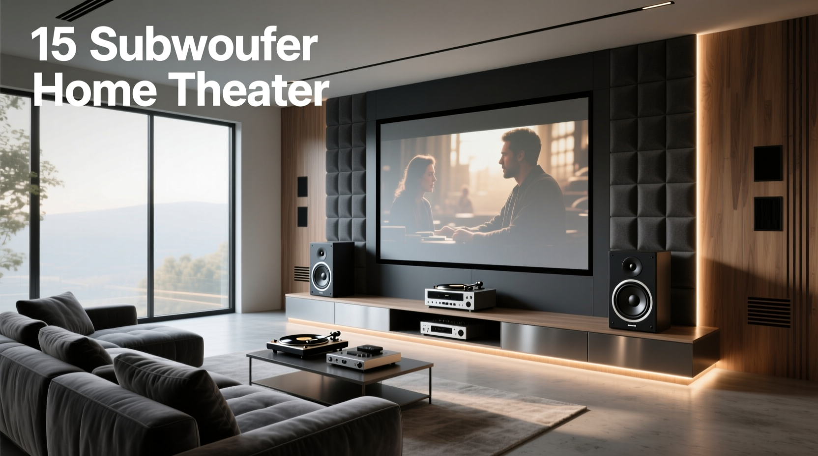 What to Look for in a 15-inch Subwoofer for Home Theater?