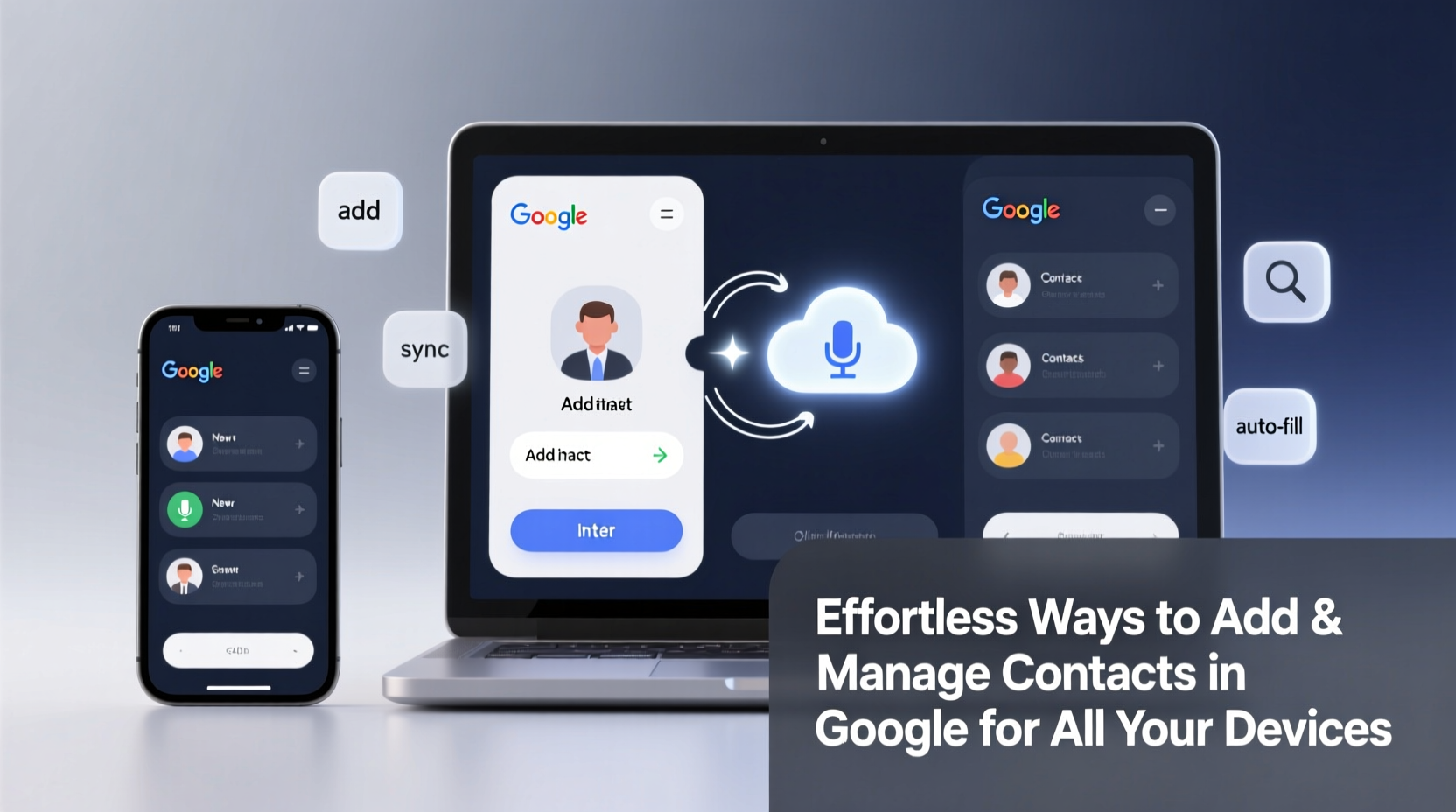 effortless ways to add and manage contacts in google for all your devices