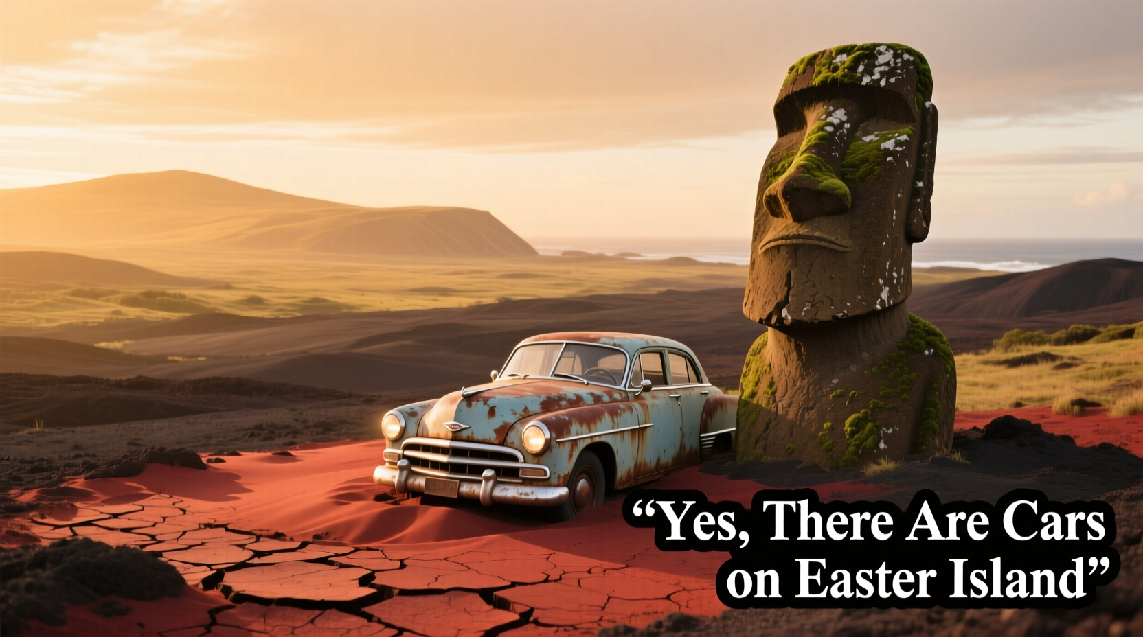 are there cars on easter island