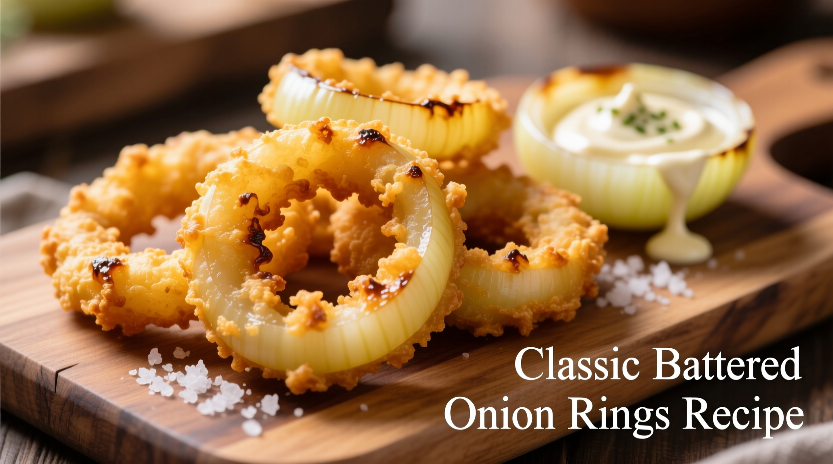 battered onion rings recipe
