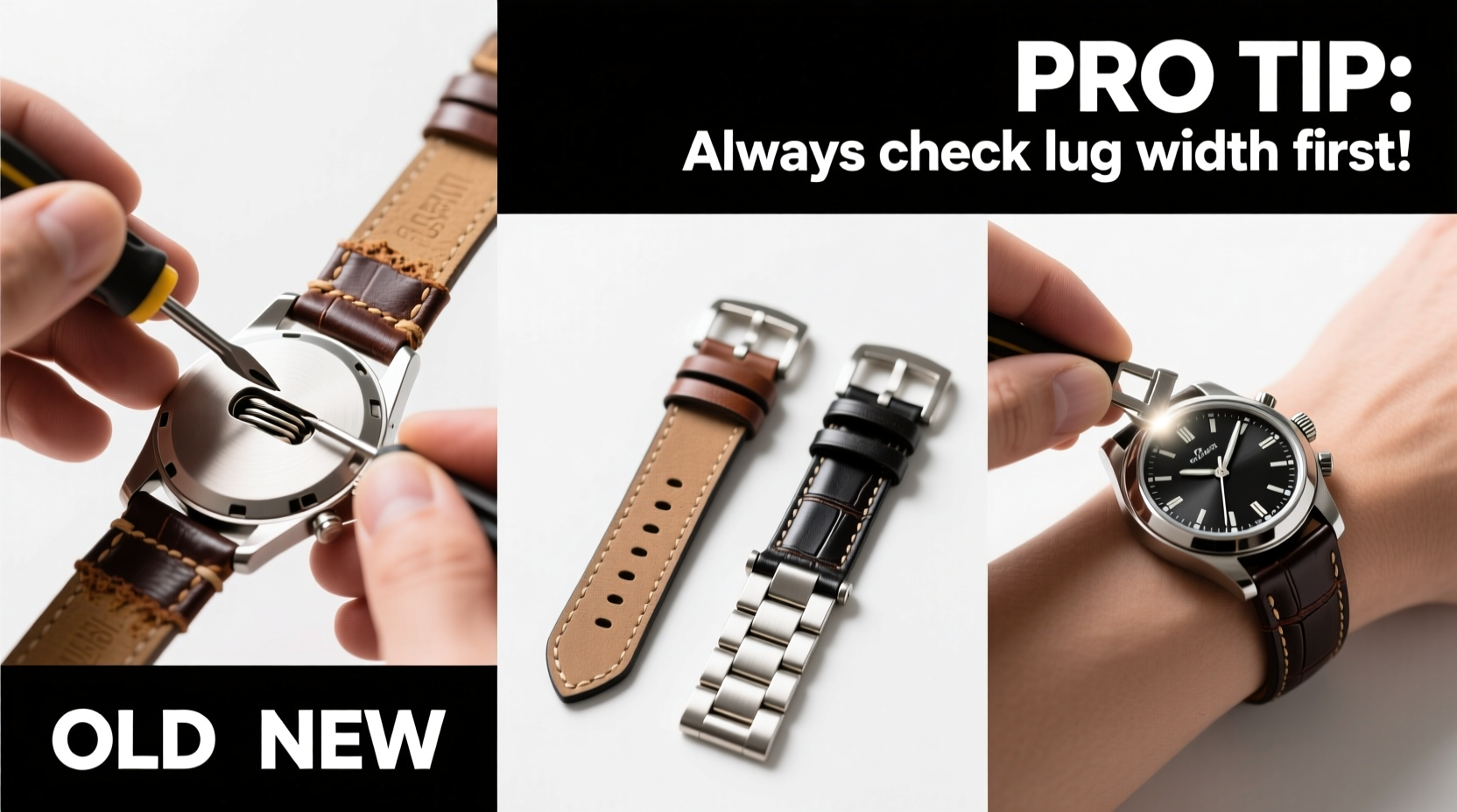 step by step guide to changing a watch strap at home like a pro