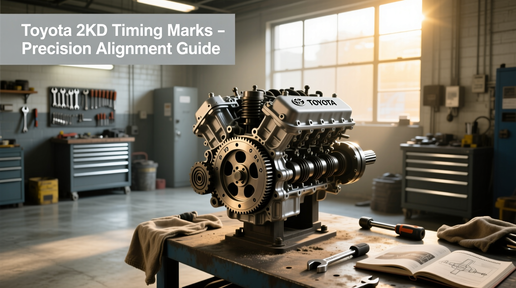 How to Set Toyota 2KD Timing Marks Correctly