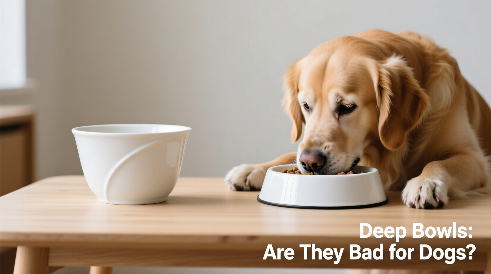 deep vs shallow dog bowls are deep bowls bad for dogs