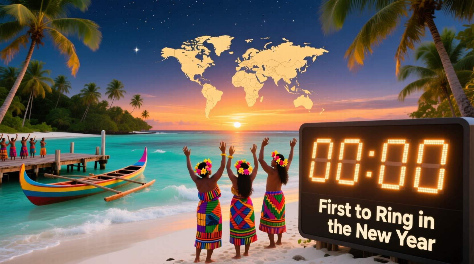 who is first new year