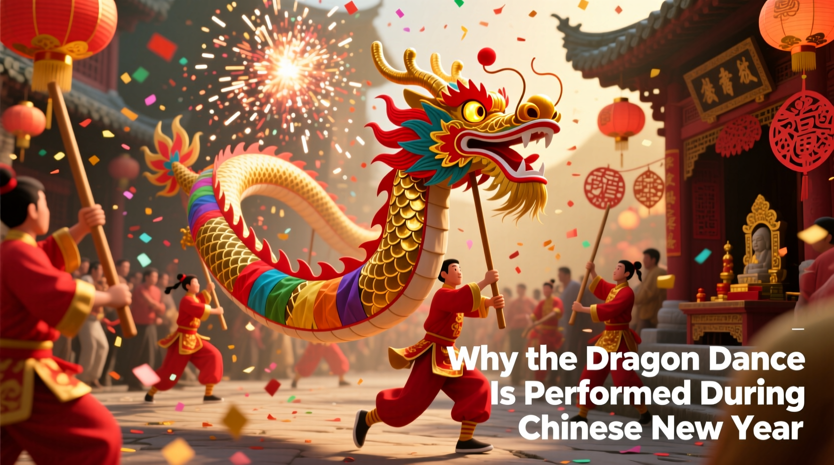 why the dragon dance on chinese new year