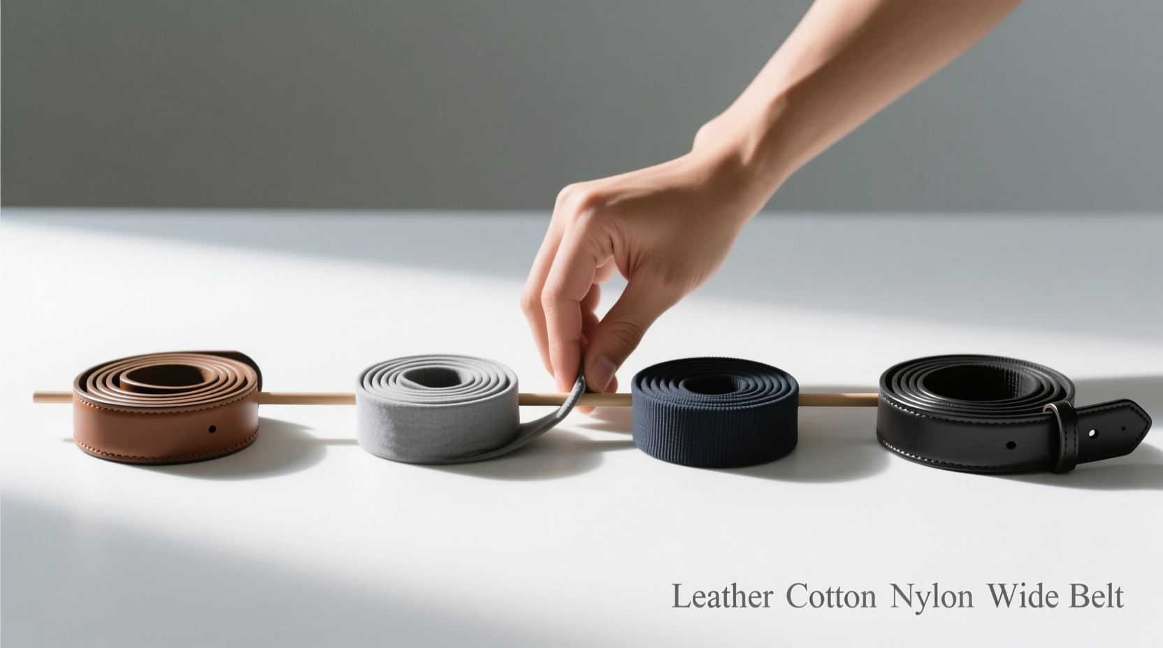 how to roll and store all your belts