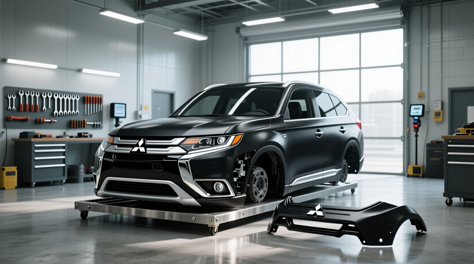 How to Replace a Mitsubishi Outlander Front Bumper