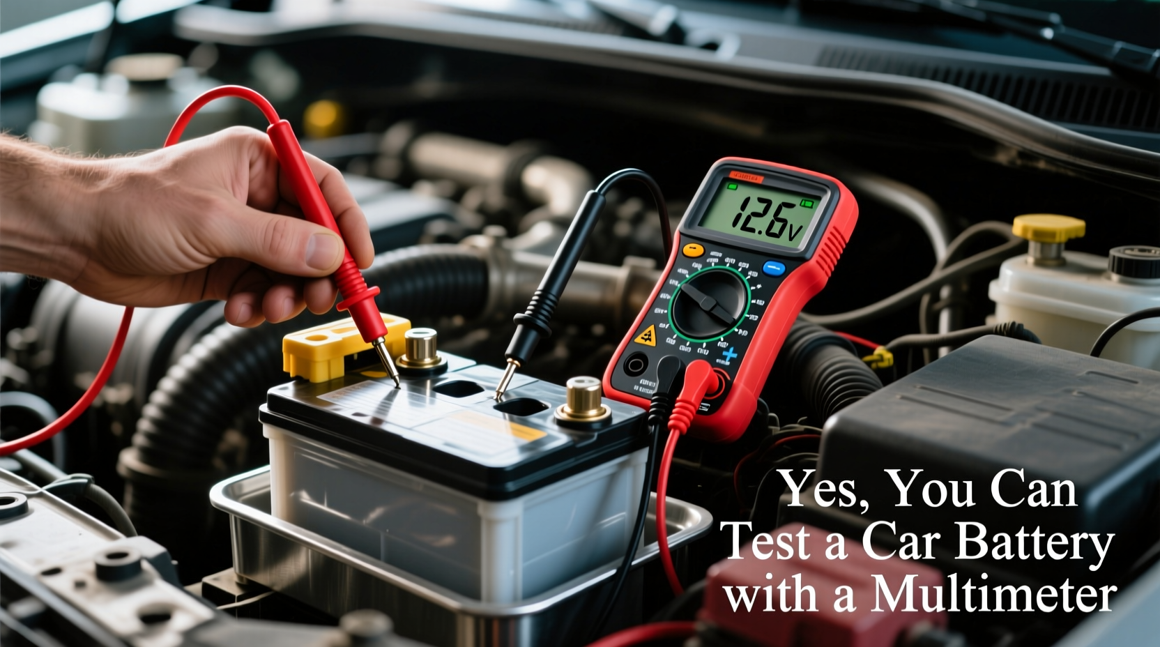 can you test car battery with multimeter