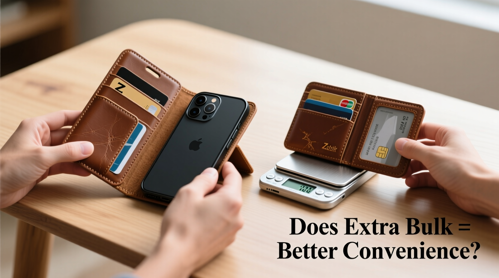 z fold case vs wallet case does the extra bulk actually make life easier