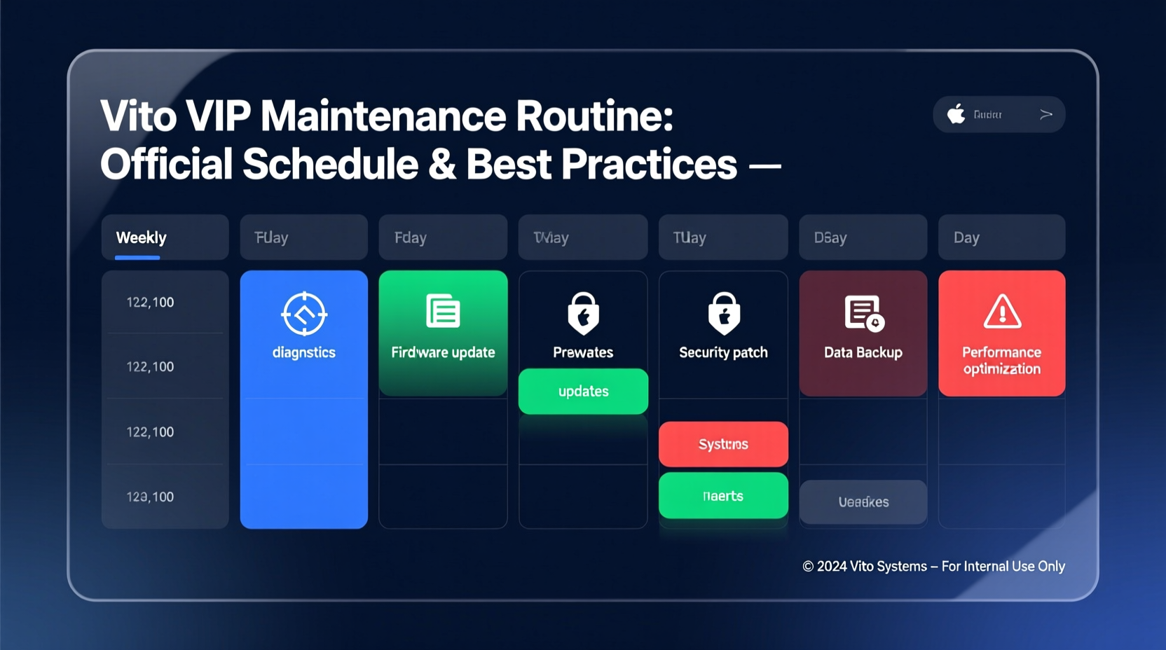 Sample Vip Schedule Vito VIP Maintenance Routine: Official Schedule & Best Practices