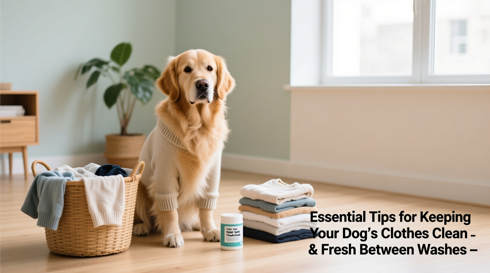 essential tips for keeping your dogs clothes clean and fresh between washes