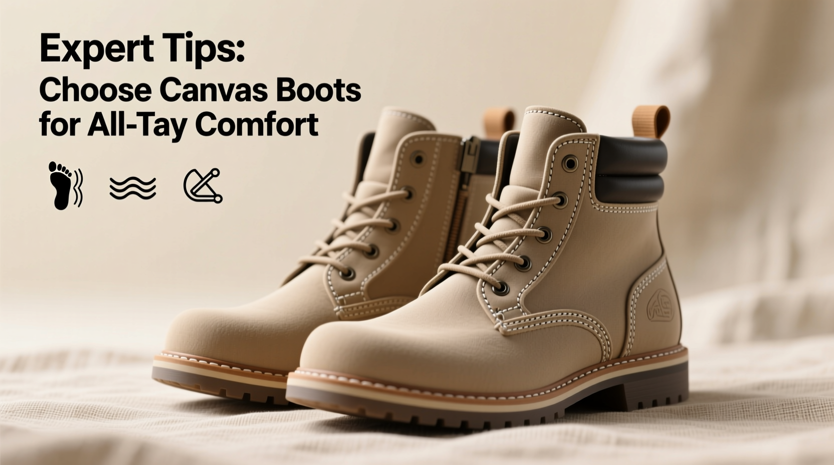 expert tips to choose the most comfortable canvas boots for all day walking