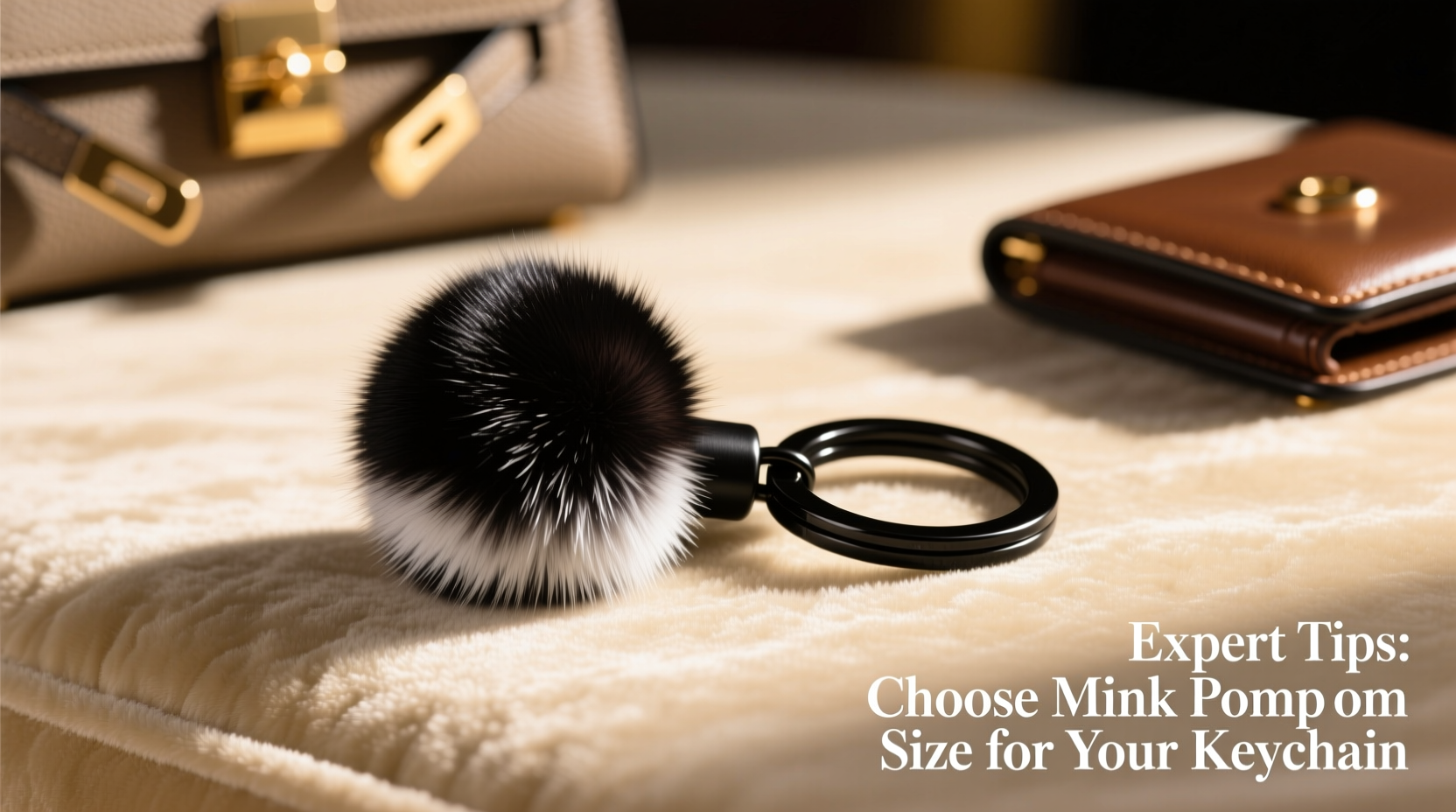 expert tips for choosing the perfect mink fur pompom size for your keychain