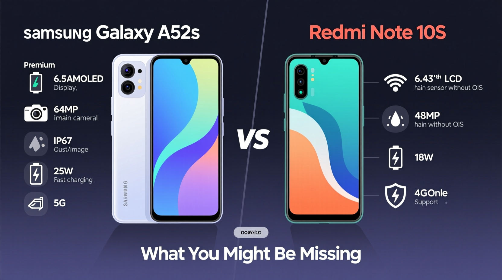 switching from samsung a52s to redmi note 10s what am i missing