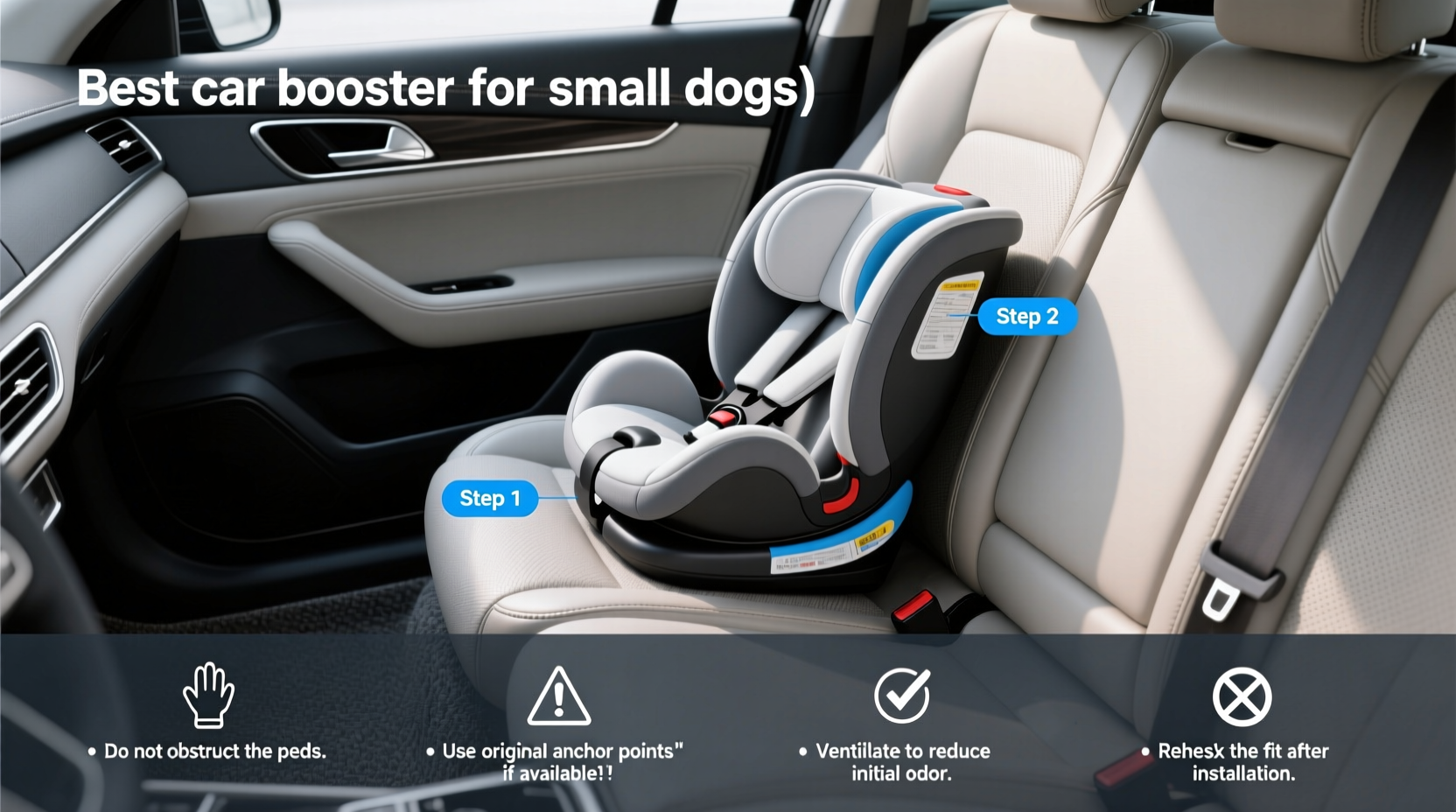 best car booster seat for small dogs
