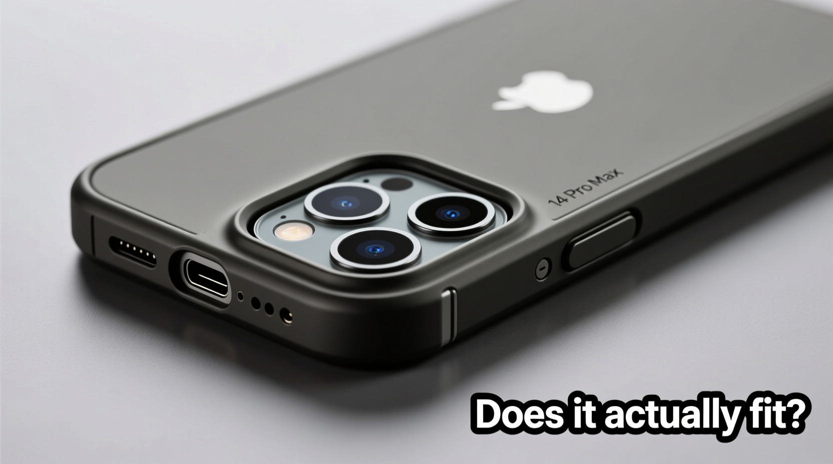 iphone 14 pro max case on a 13 pro max does it actually fit though