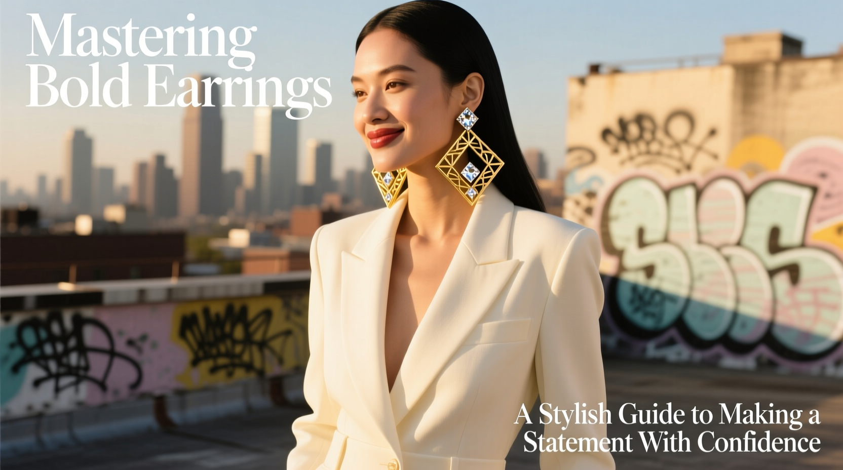mastering bold earrings a stylish guide to making a statement with confidence