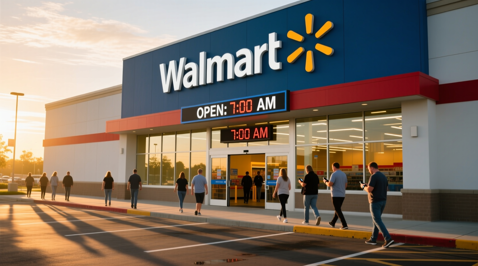what time is walmart open on sunday