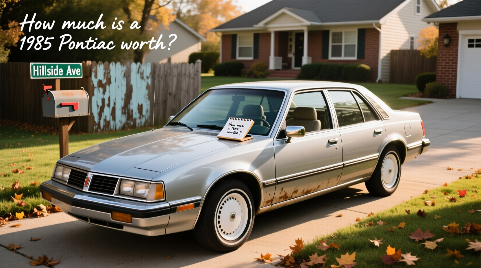 Pontiac 1000 3-door hatchback showing compact design and basic trim