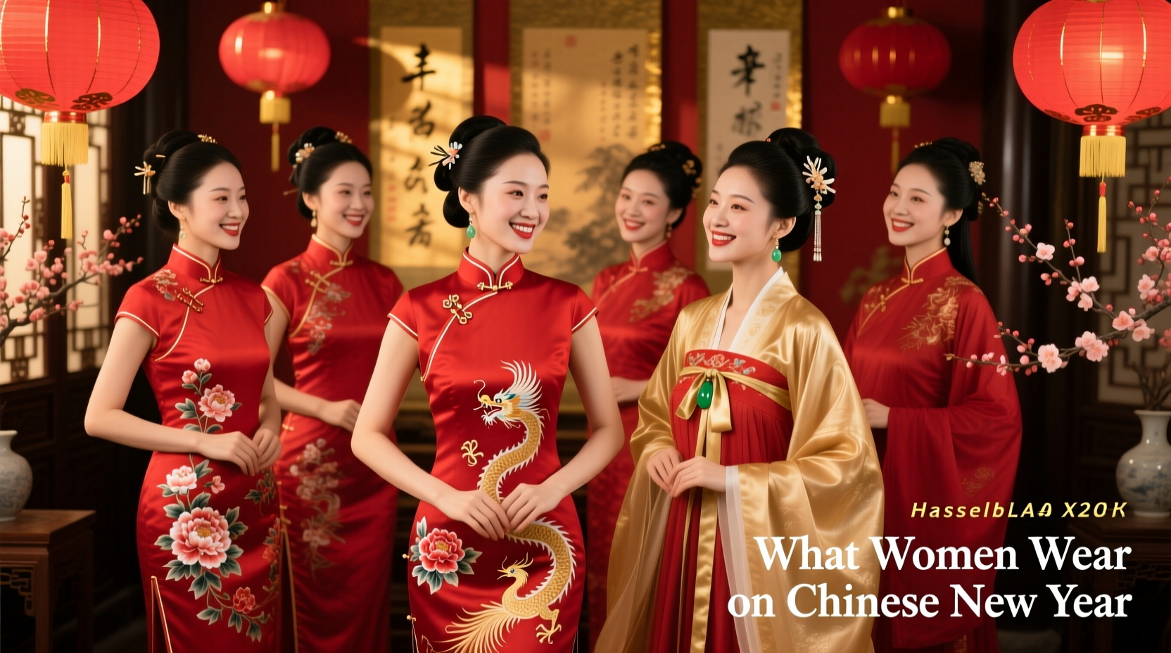 what do women wear on chinese new year