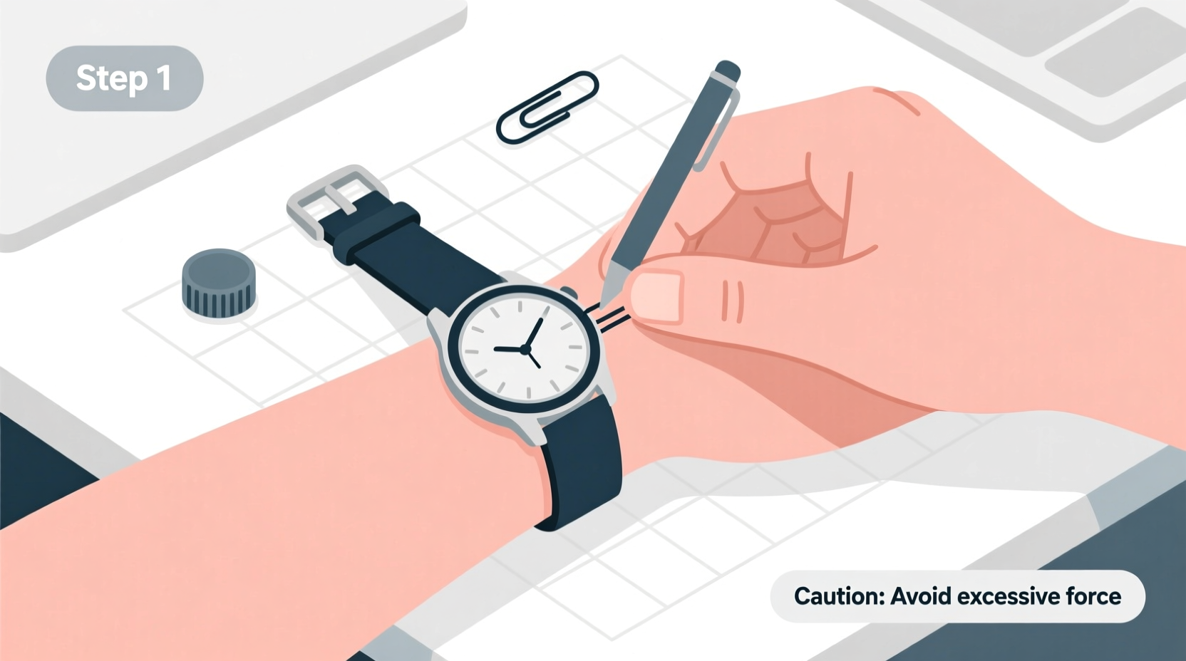 simple and safe methods to put your watch back on without professional tools