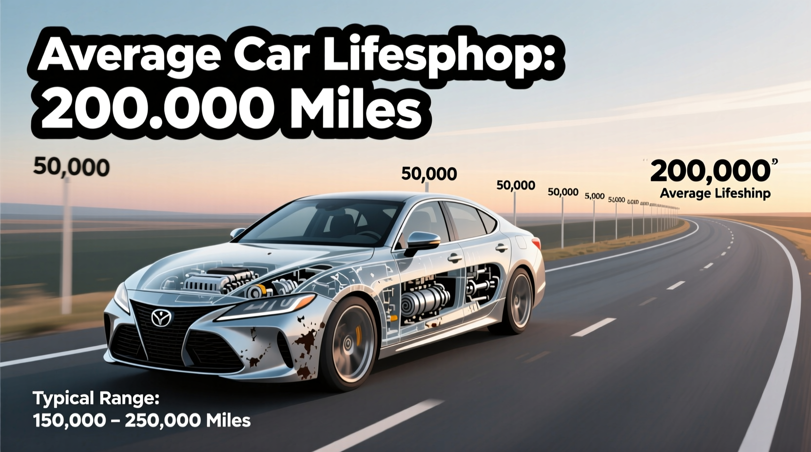 how many miles does a car last on average