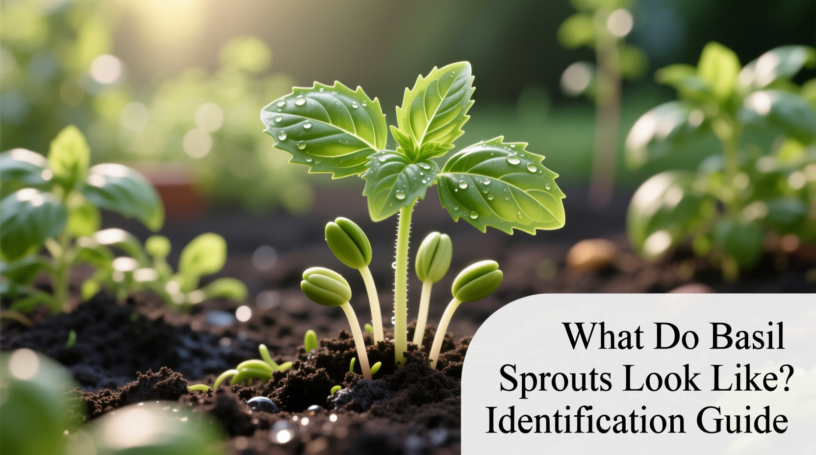 What Do Basil Sprouts Look Like? Identification Guide
