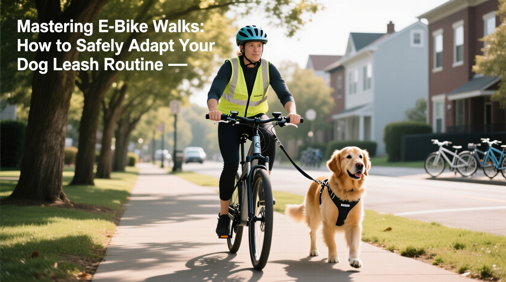 mastering e bike walks how to safely adapt your dog leash routine for electric biking
