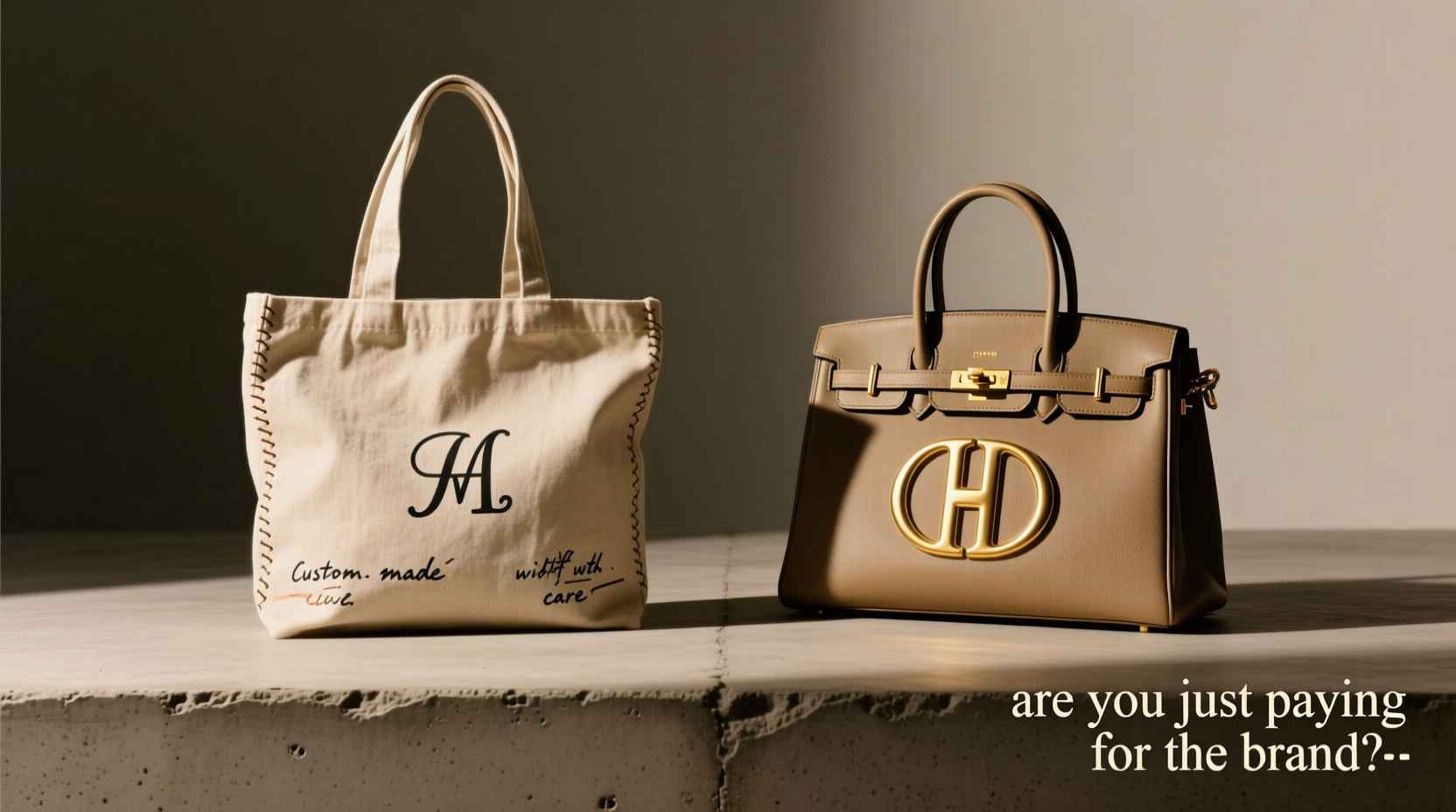 custom bag vs designer label are you just paying for the brand