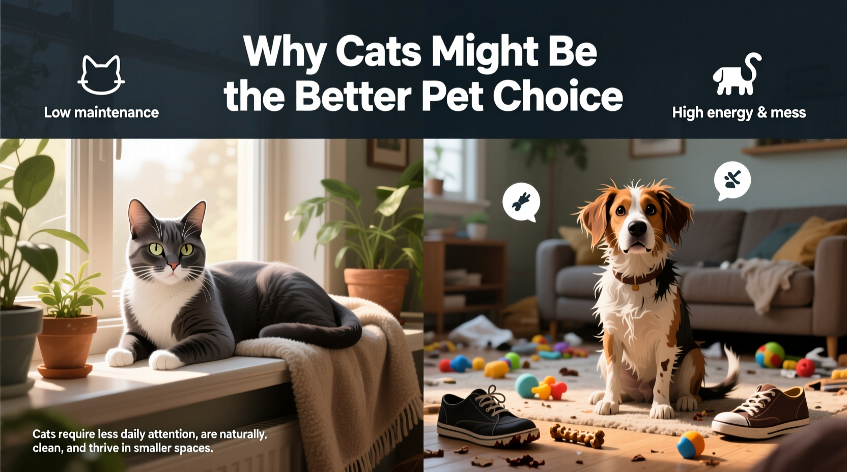 cats vs dogs why cats might be the better pet choice