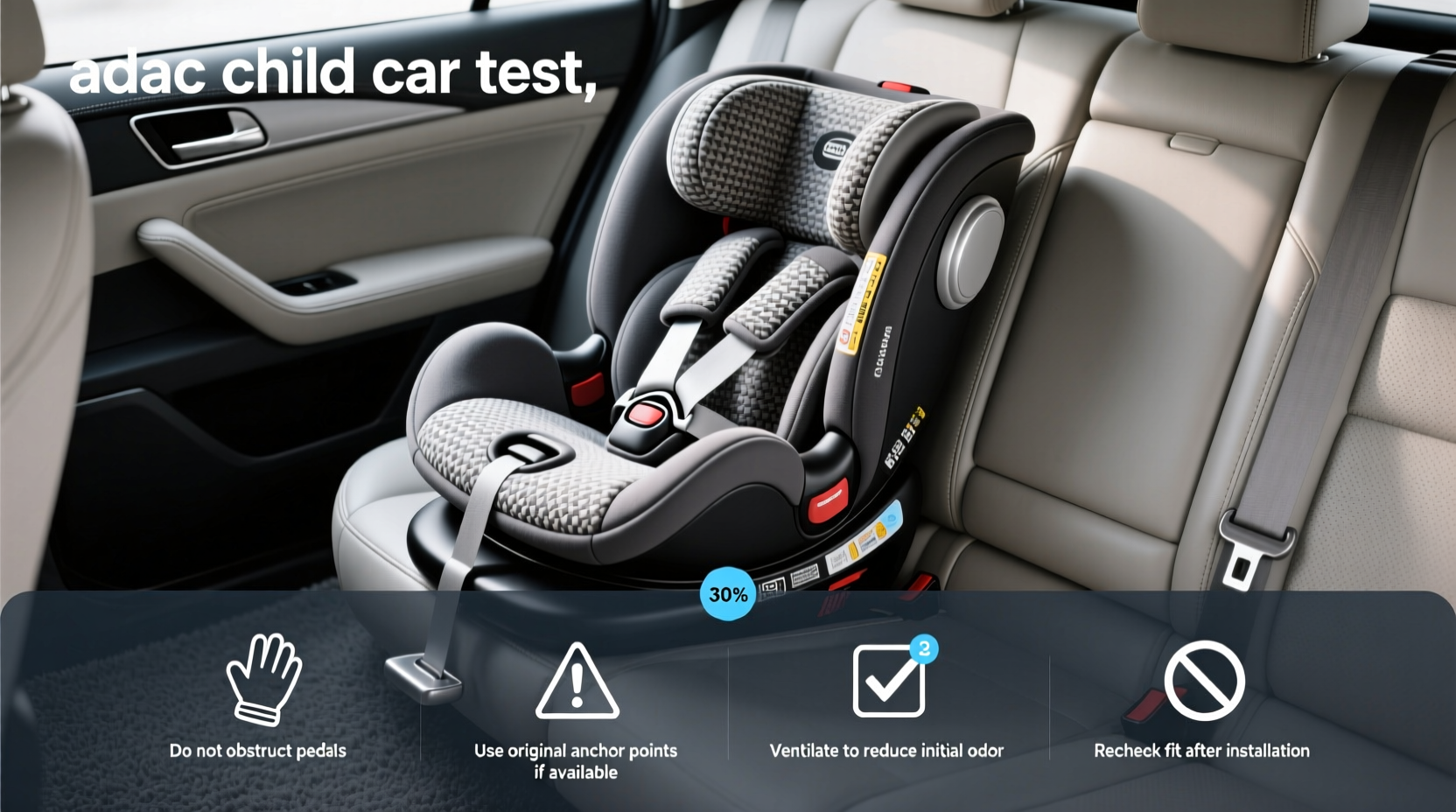 adac child car seat test