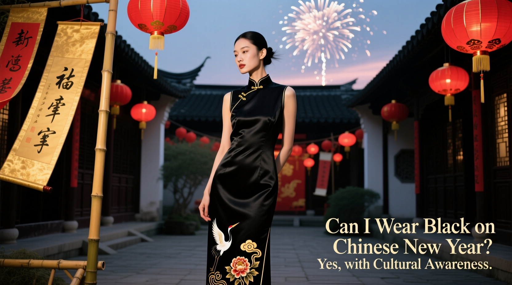 can i wear black on chinese new year