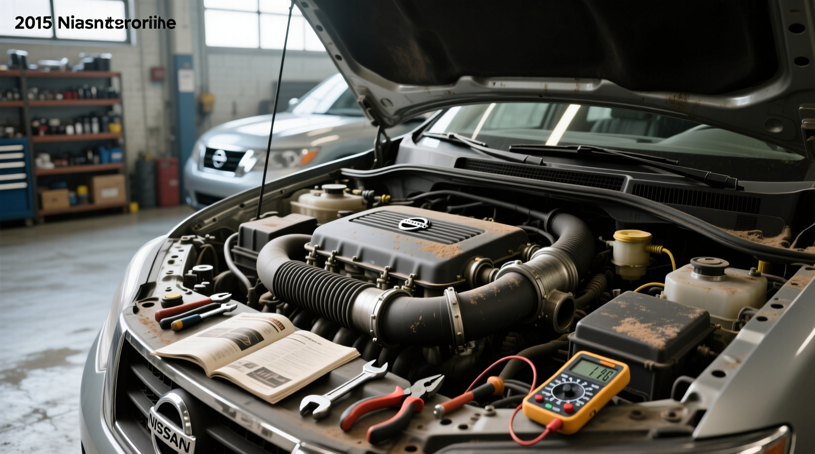 2015 nissan pathfinder air intake hose guide