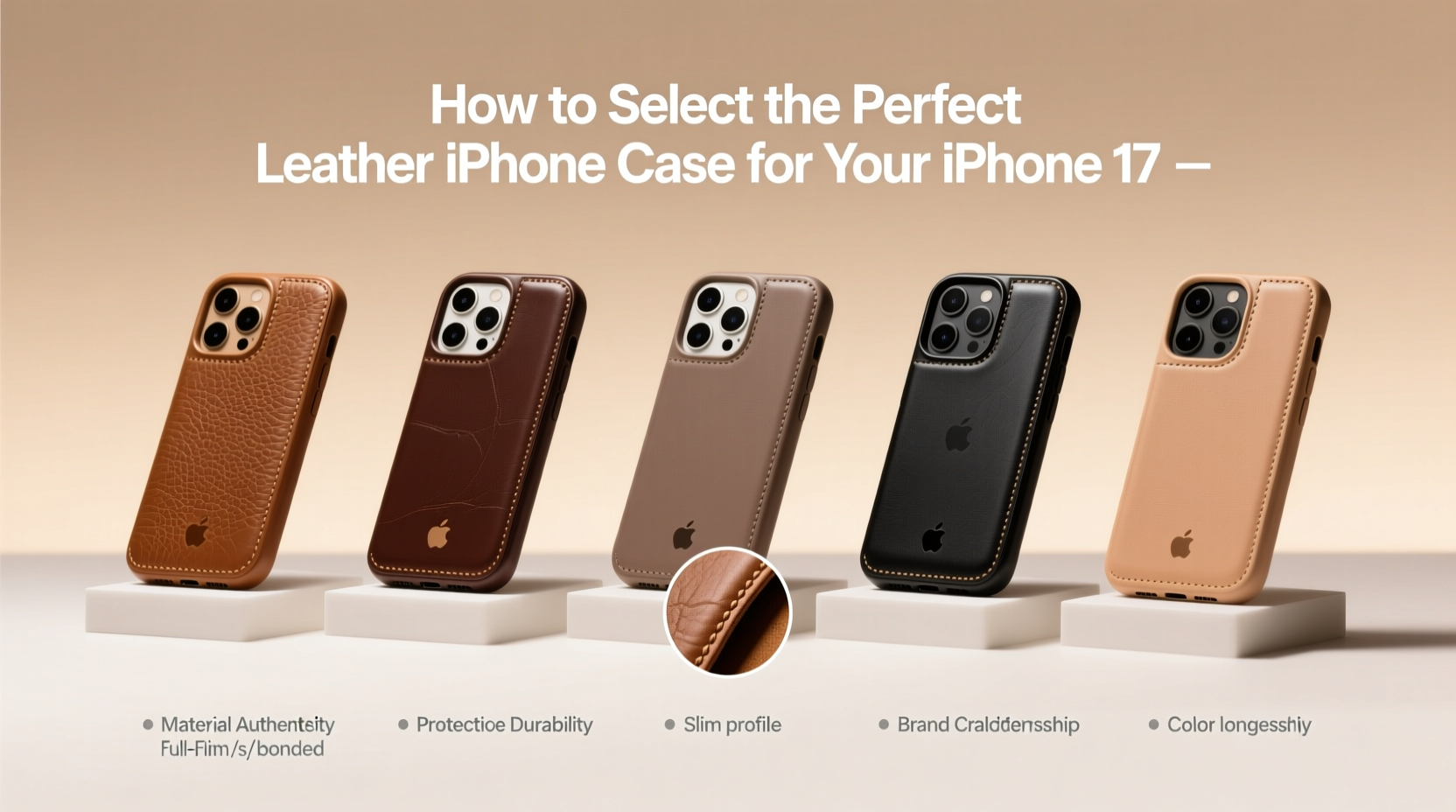 how to select the perfect leather iphone case for your iphone 17 a comprehensive buyers guide