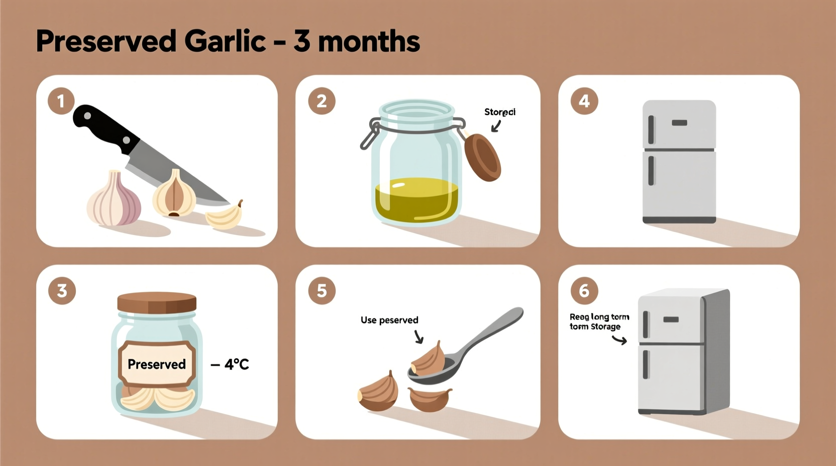 how to preserve garlic cloves