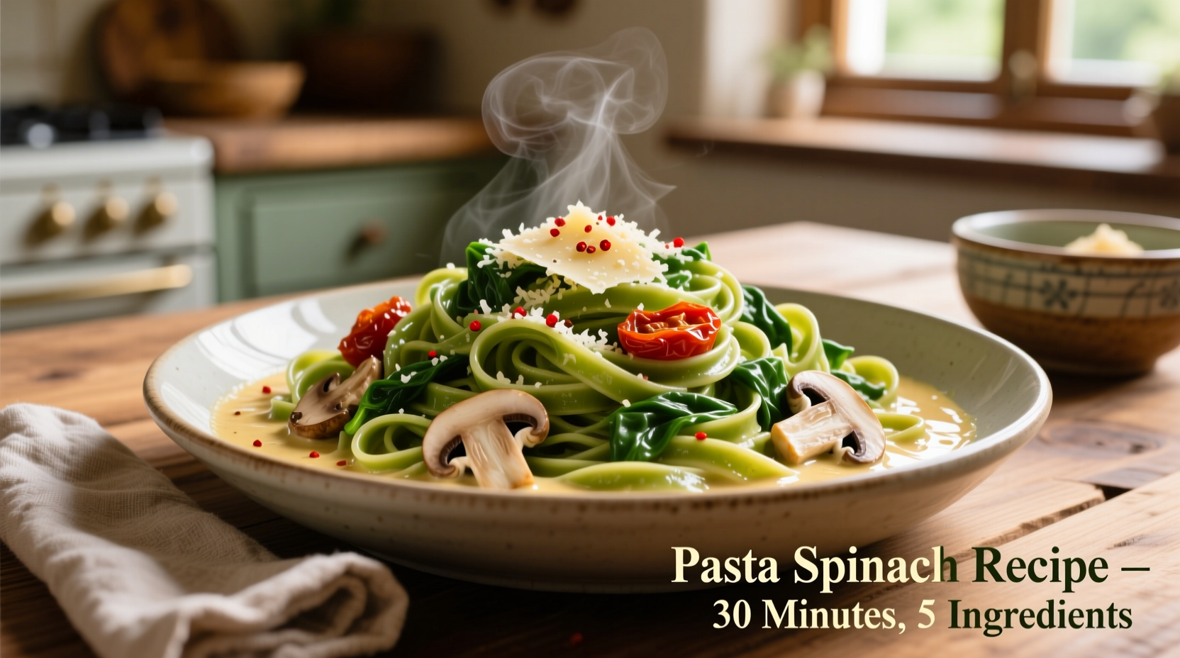 5 Best Pasta Spinach Recipes Ready in 20 Minutes