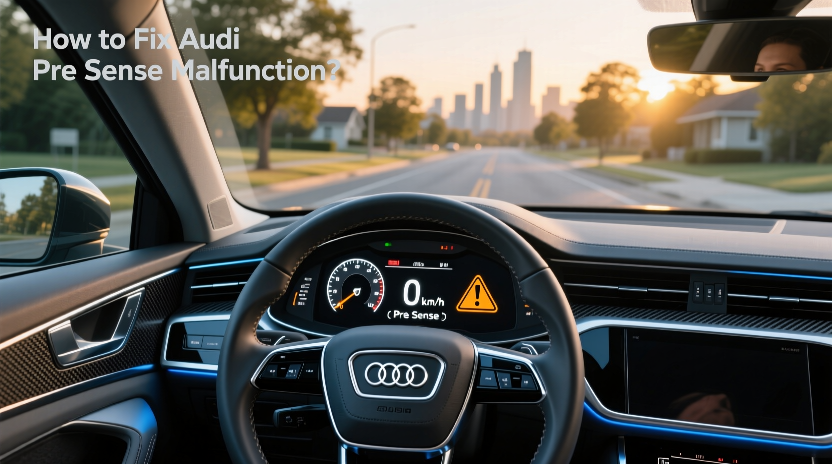 How to fix Audi pre sense malfunction? and choose a speedometer repair solution