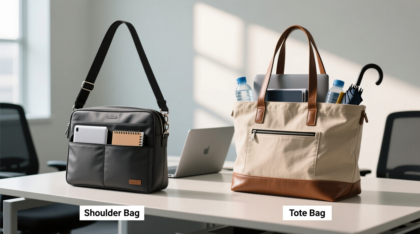 shoulder bag vs tote for work which one actually holds more stuff