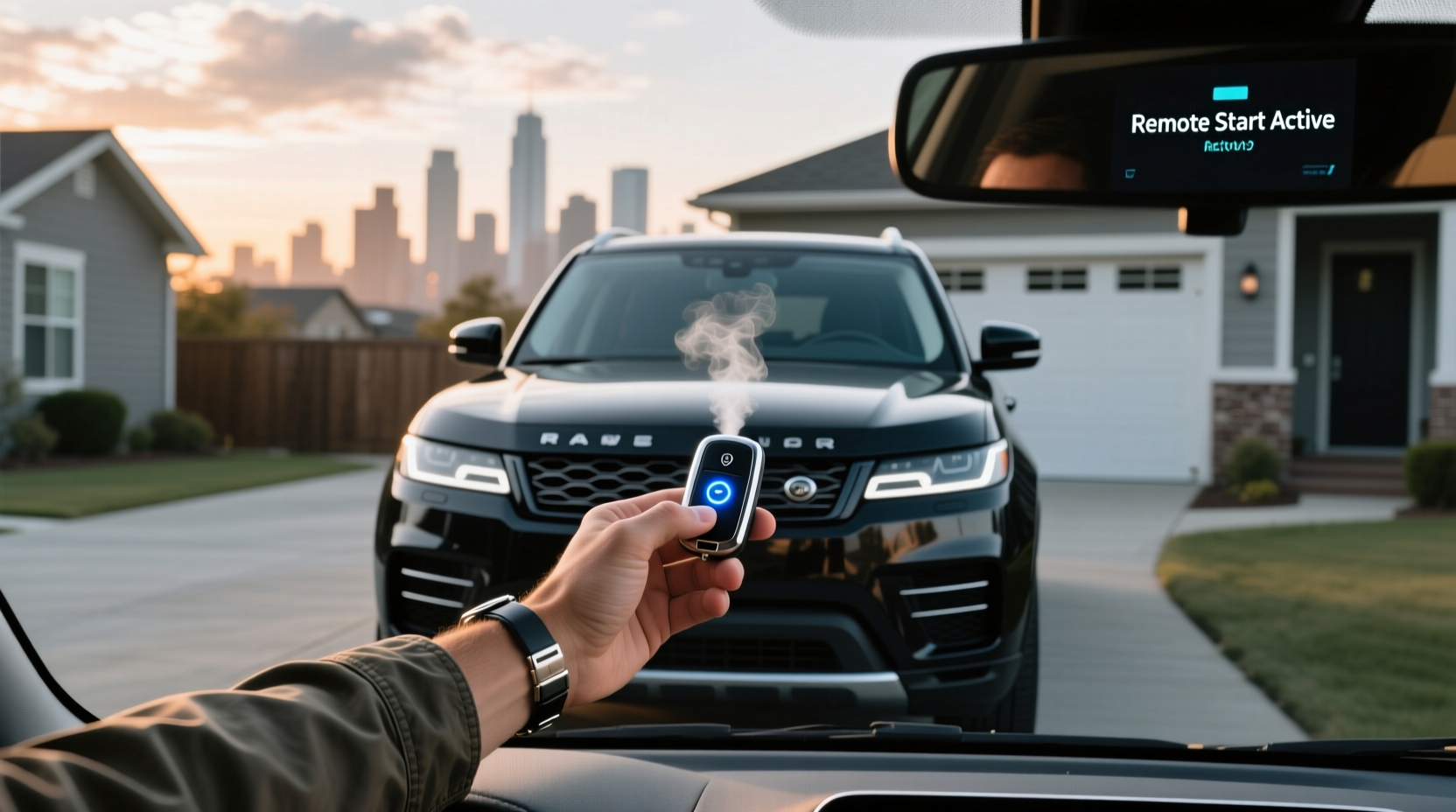 how to remote start car with key fob