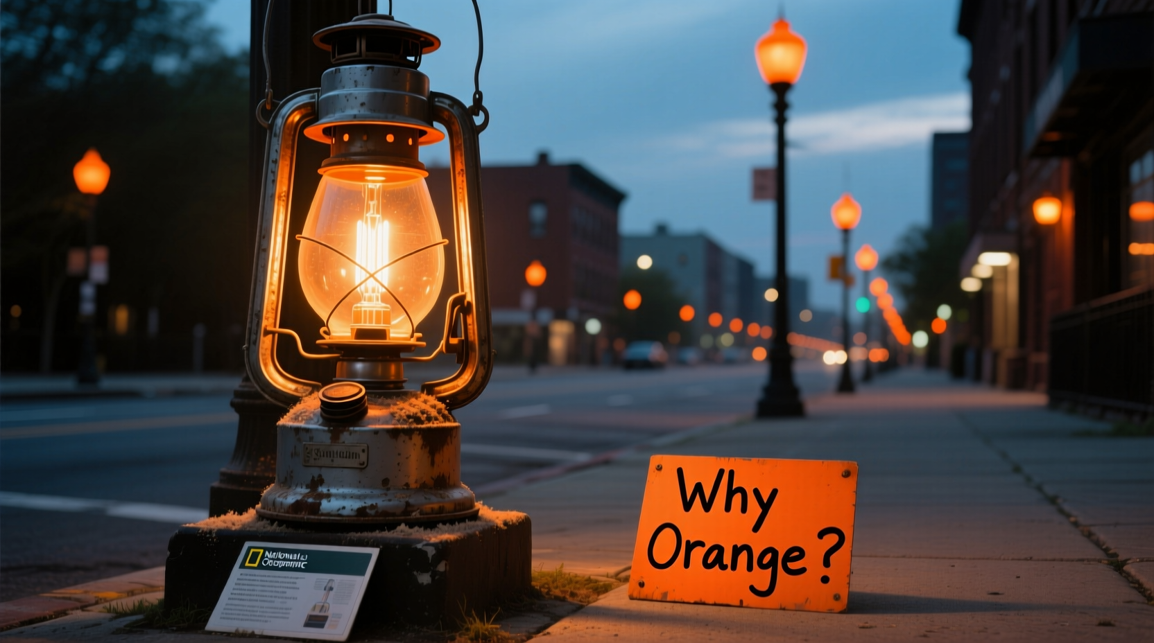 why are street lights orange exploring the reasons behind the color