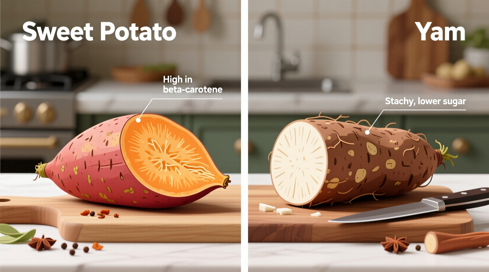 Sweet Potato vs Yams: Clearing the Confusion