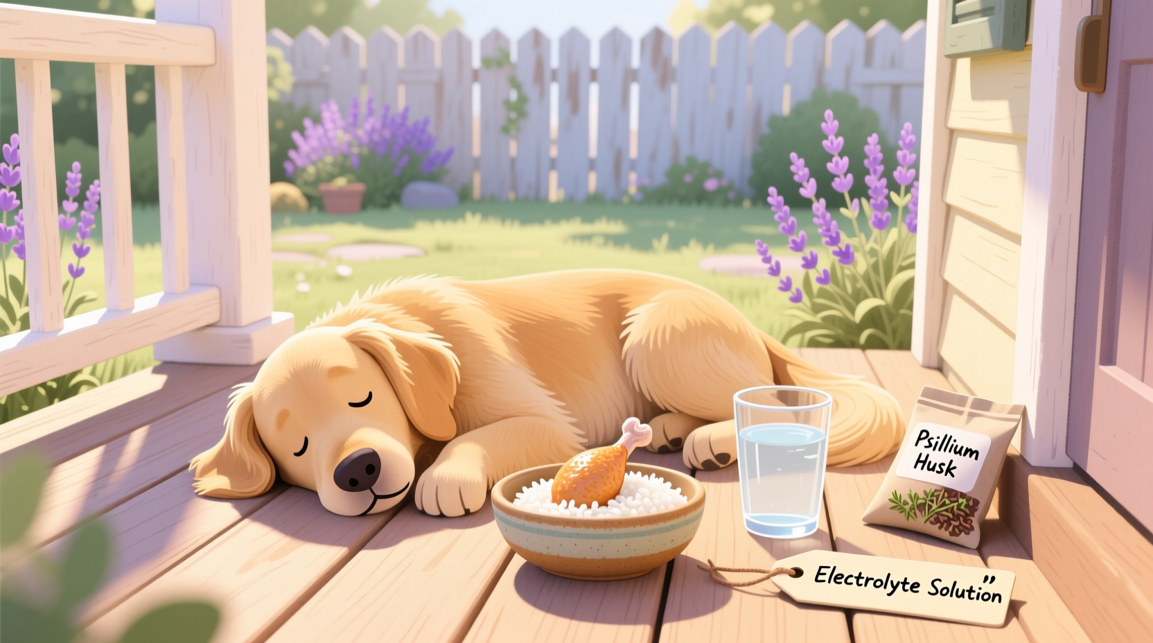effective and gentle ways to treat dogs with diarrhea at home