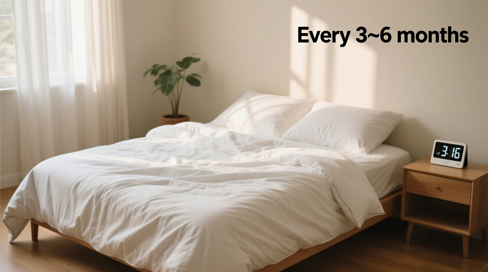 how often wash duvet