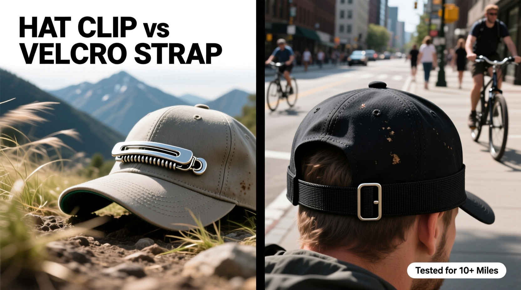 hat clip vs velcro strap which closure keeps your hat secure on the go