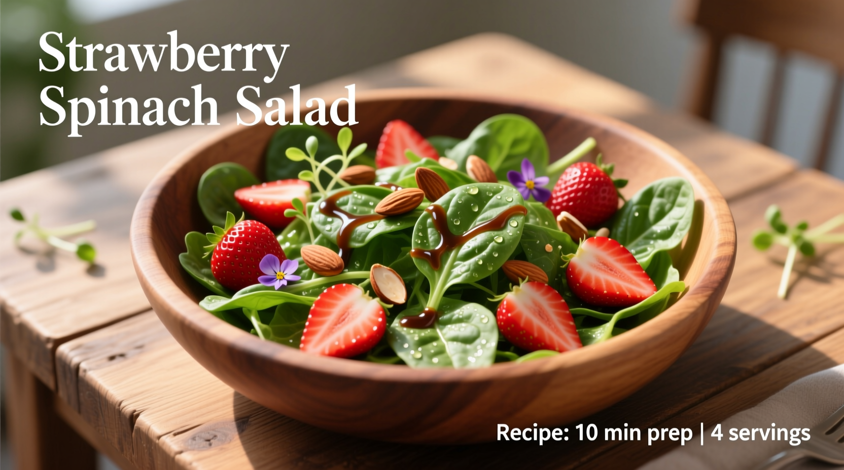 Perfect Strawberry Spinach Salad Recipe in 15 Minutes