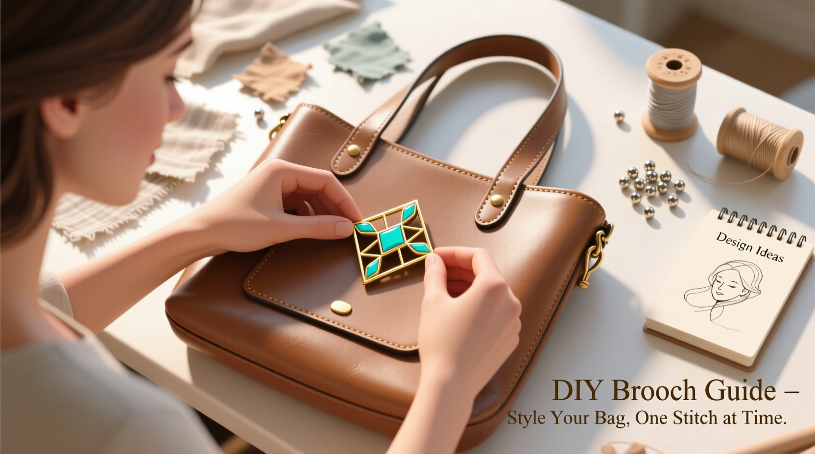 diy brooch accessories a step by step guide to personalizing your bag with style