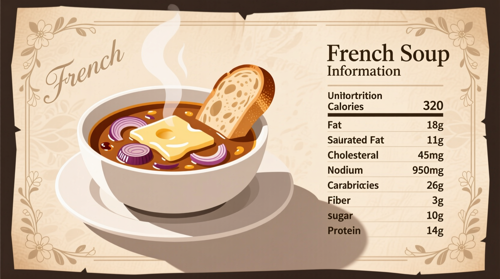 French Onion Soup Nutrition Facts: Complete Breakdown